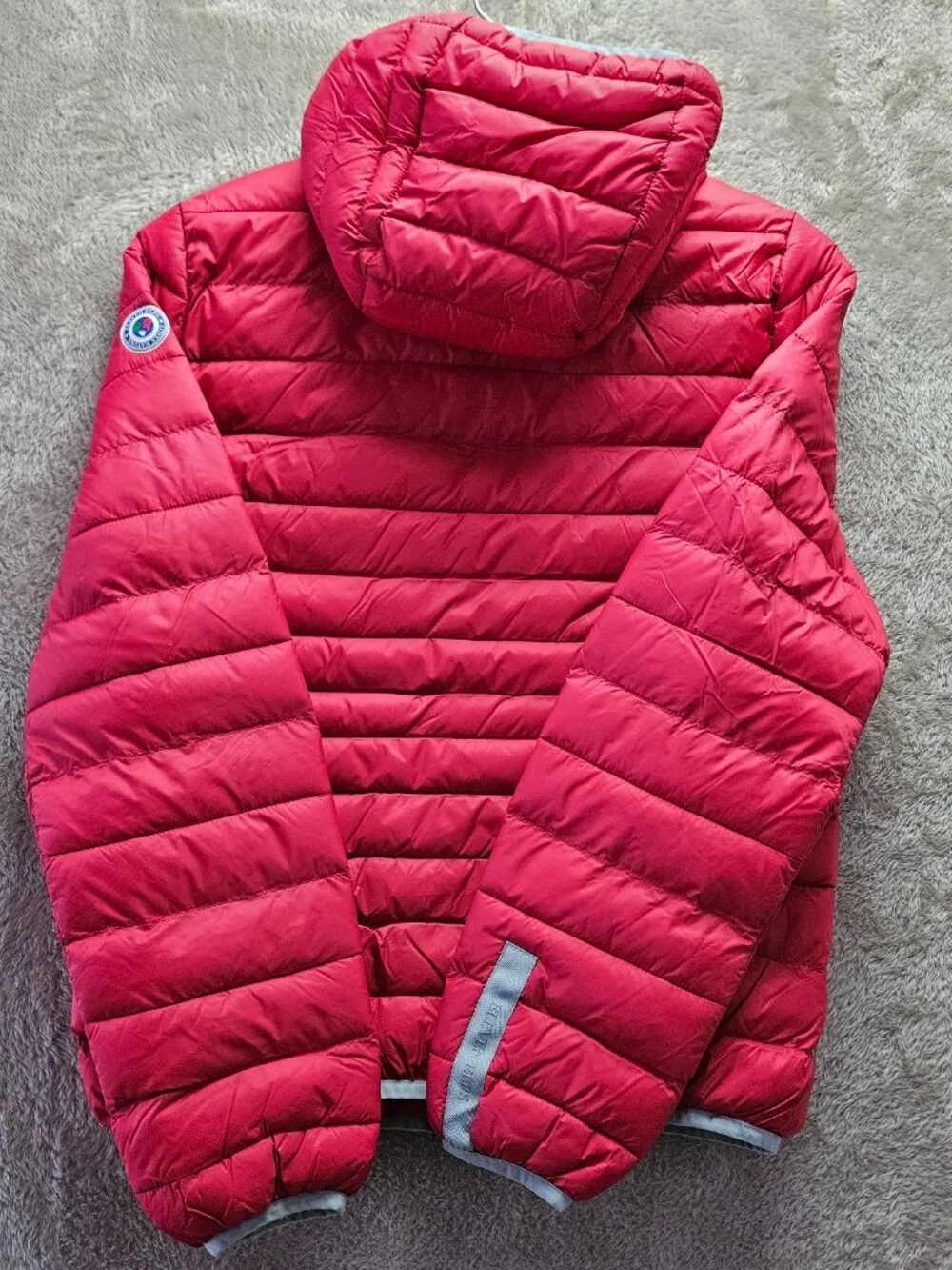 Eleven Elfs Puffer Jacket Coat Lightweight Hooded Full Zip Waterproof Windproof - Picture 2 of 13